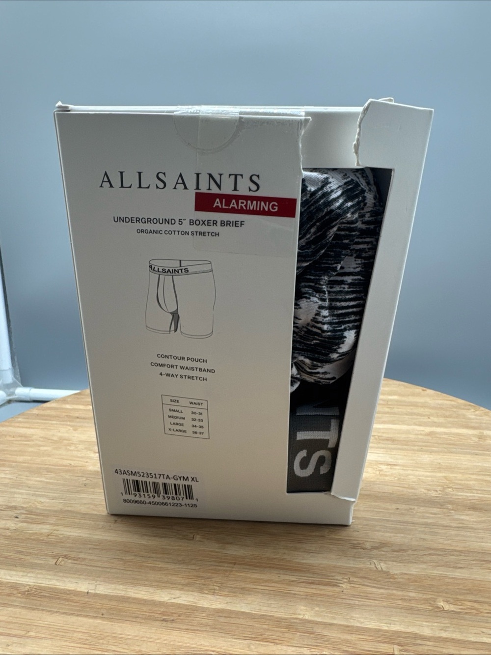 All Saints Assorted 3-Pack Underground 5” Boxer Black/Vibration/Gray Size XL NIB - Picture 3 of 5